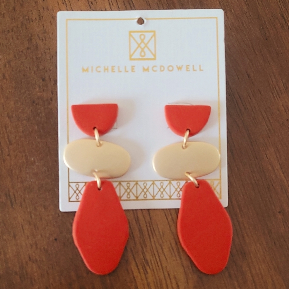 Michelle McDowell Coral Earrings
